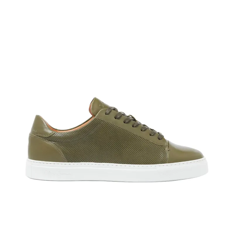 Oliver Sweeney Low-Top Skateboard Shoes Men's Army Green-1