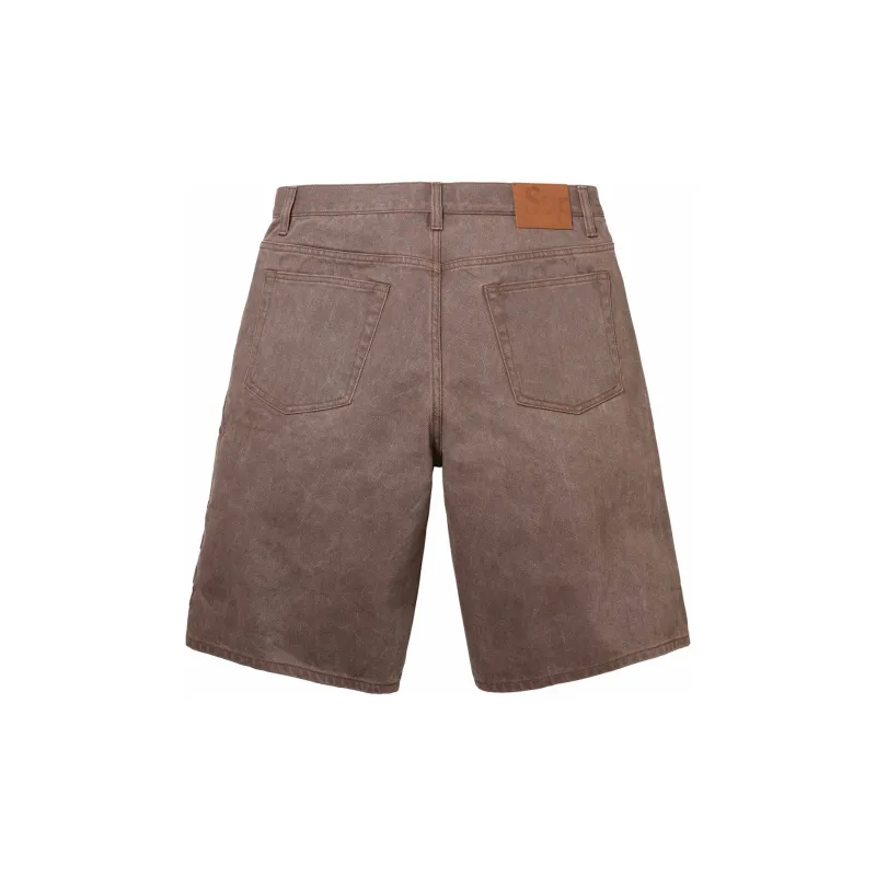 Supreme Script Baggy Denim Short-9