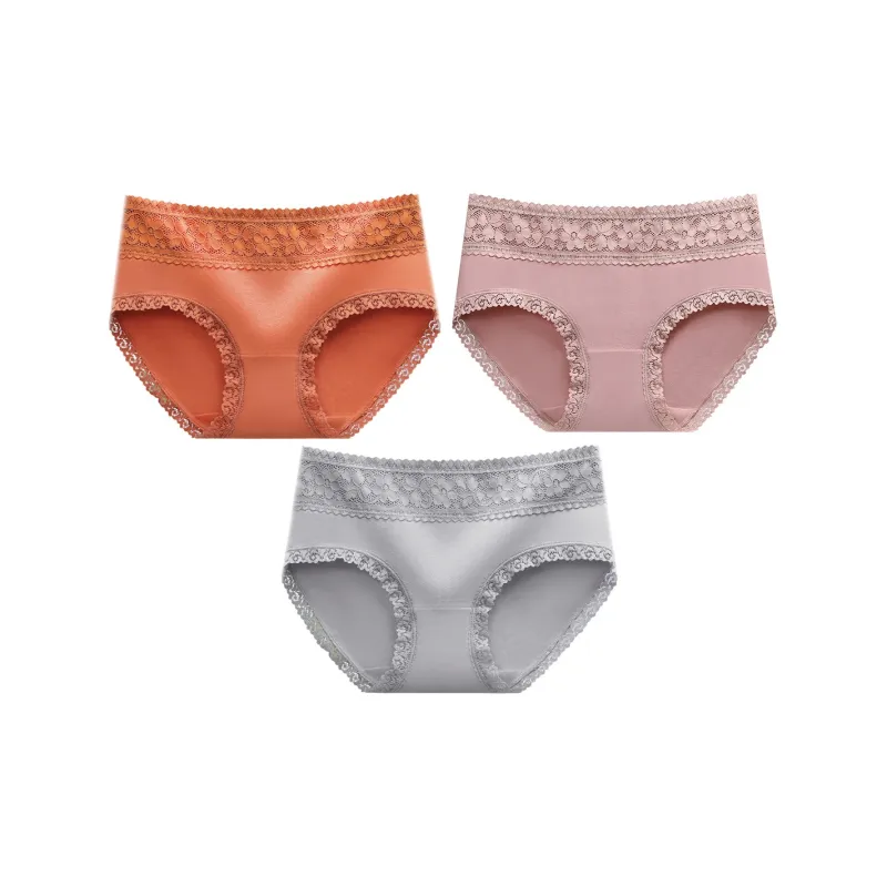 Flowers In Water Underpants Women's 3 Pack-1
