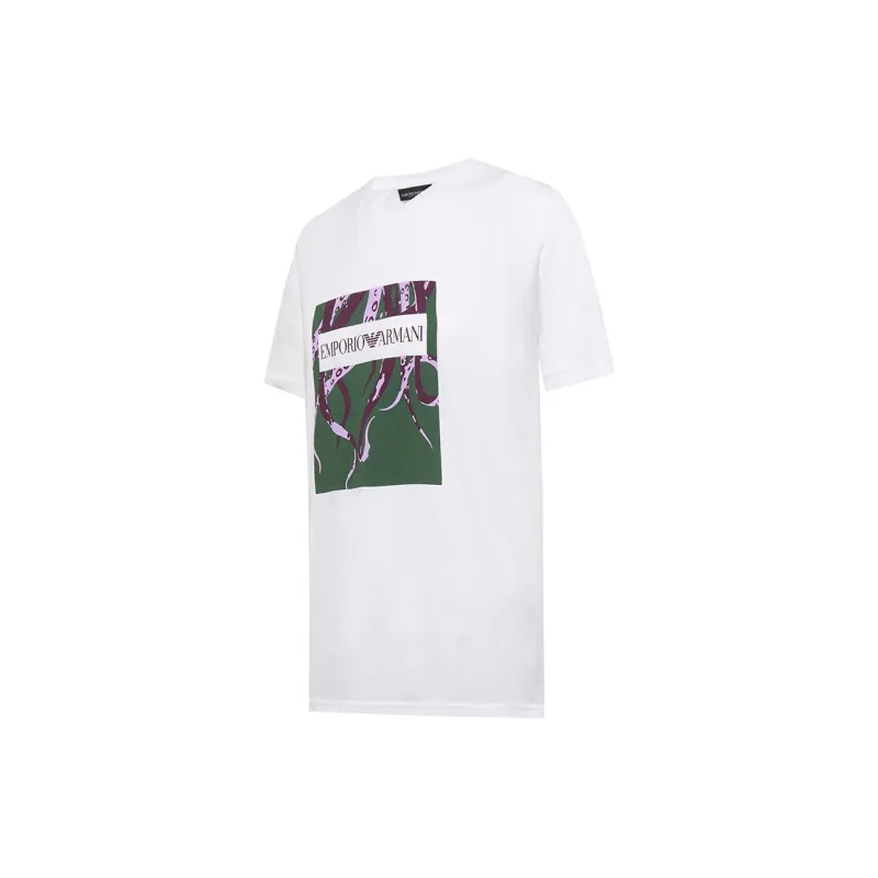 EMPORIO ARMANI SS24 Regular T-Shirt Men's White-2