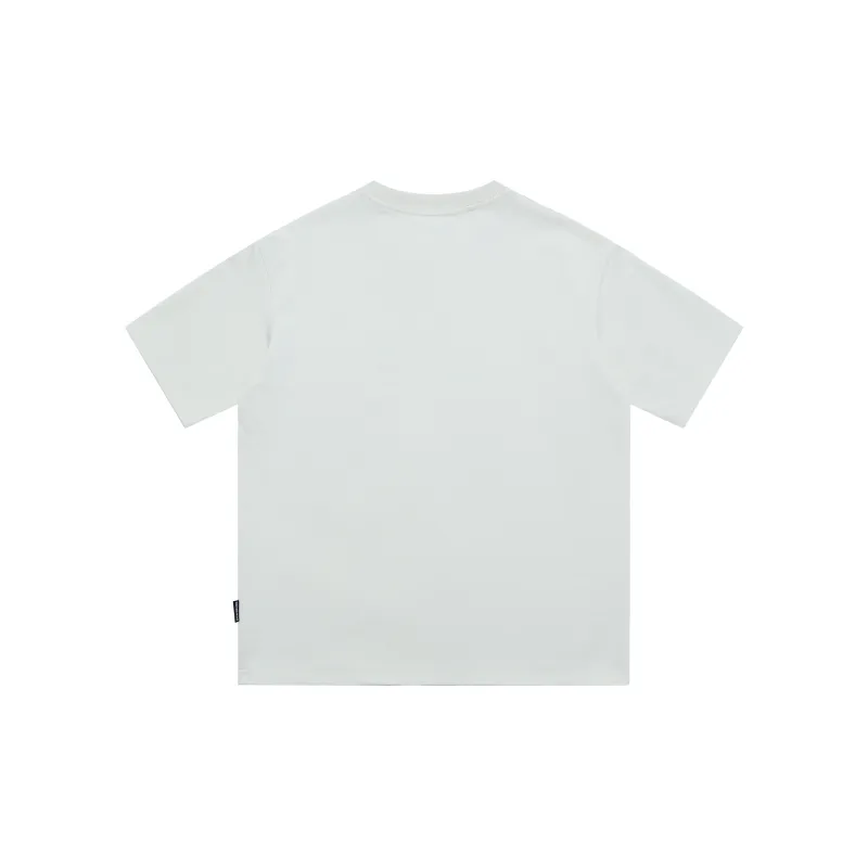 WAITINGWAVE Drop Shoulder Sleeve T Shirt Unisex-5
