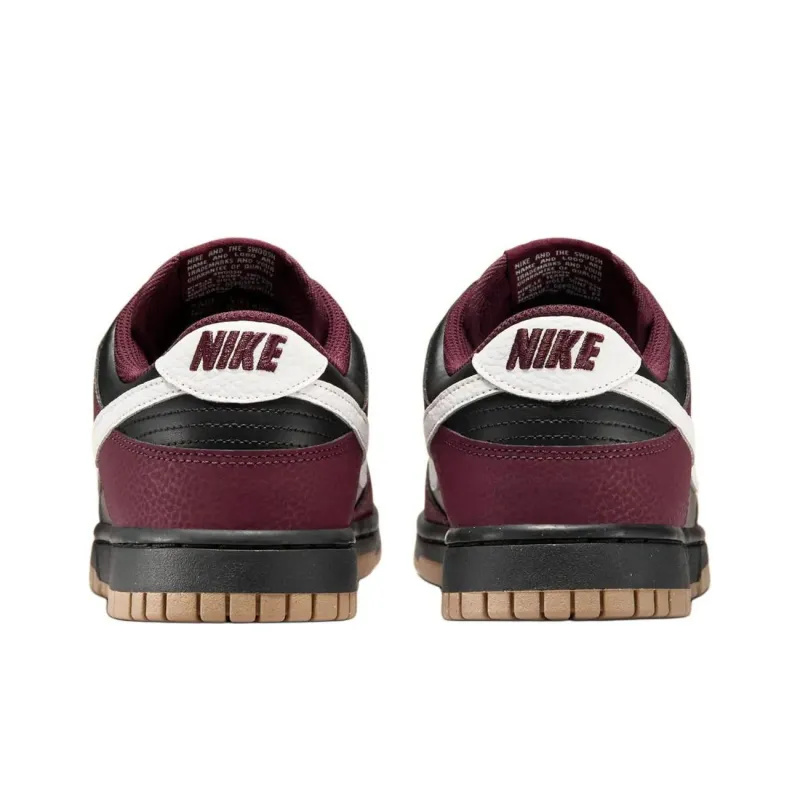 Nike Dunk Low Next Nature Anti-Slip Wear-Resistant Low-Top Skateboard Shoes Women's Burgundy-3