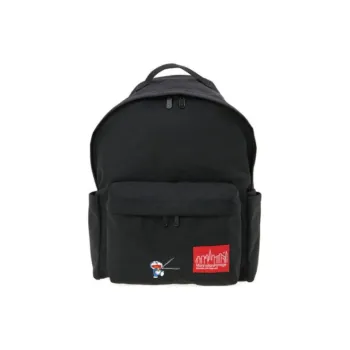 Manhattan Portage Doraemon Collaboration Classic Fabric Backpack Medium Size Unisex Black