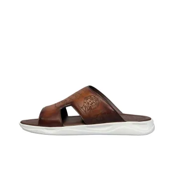 BERLUTI Shadow Slide Slippers Men's Brown