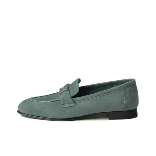 HERMES PARIS Loafers Women's Cyan