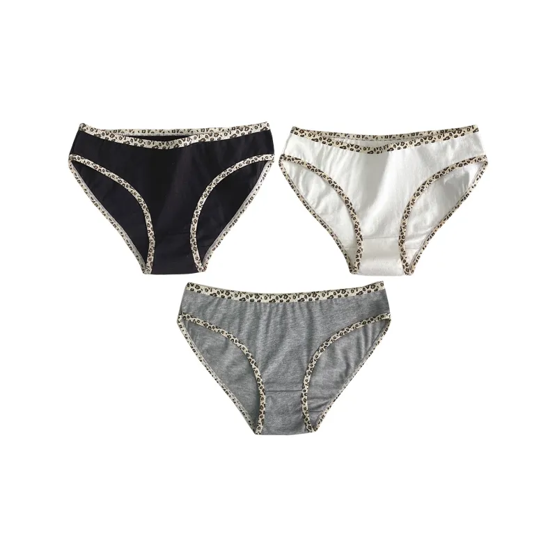 Flowers In Water Underpants Women's 3 Pack-0