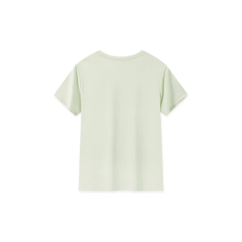 XTEP Variety Training Collection T Shirt Women's Wave Cyan Green-1