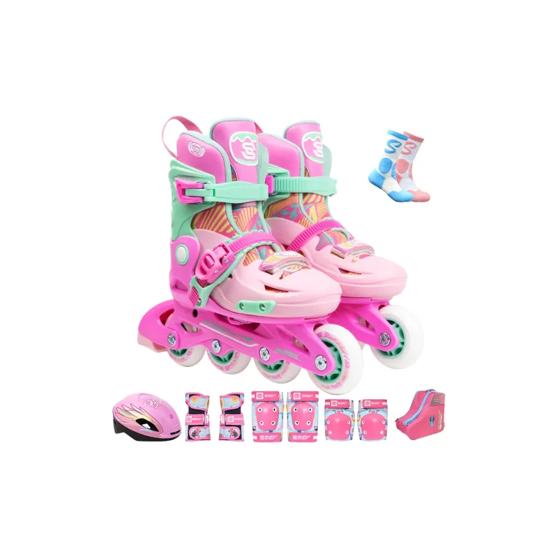 SKATING START Inline Skates Roller Skates Training Recommendation Kids' Four Sizes Adjustable-58