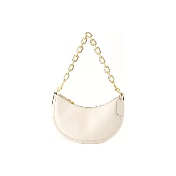 COACH Mira Calfskin Handbag Shoulder Bag Women's Ecru