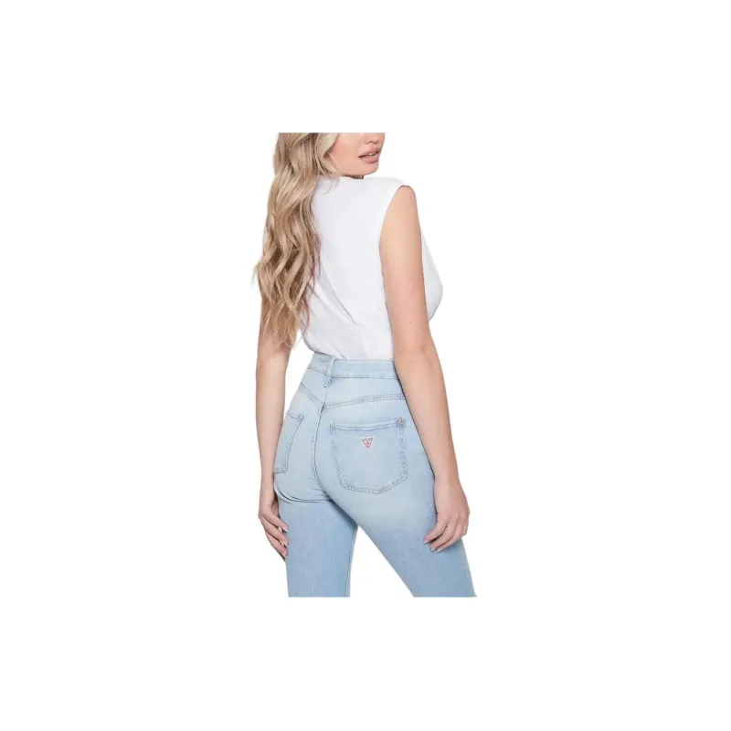 GUESS Eco Je T'aime Corset Tee T-Shirt Women's White-1