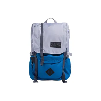 JanSport Polyester Backpack Regular Unisex 47J4 Blue Gray Multicolor