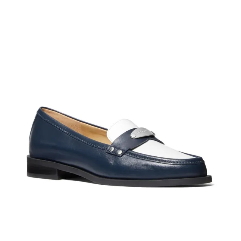 MICHAEL KORS Finley Casual Single Shoes Women's Blue White-3