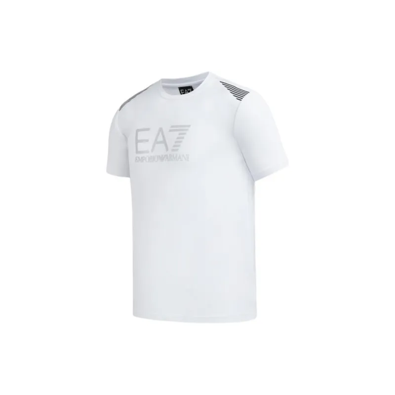EMPORIO ARMANI EA7 SS24 T Shirt Men's White-2