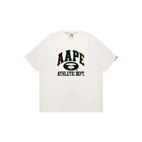 Aape BY *A BATHING APE® Logo-print Cotton T-shirt