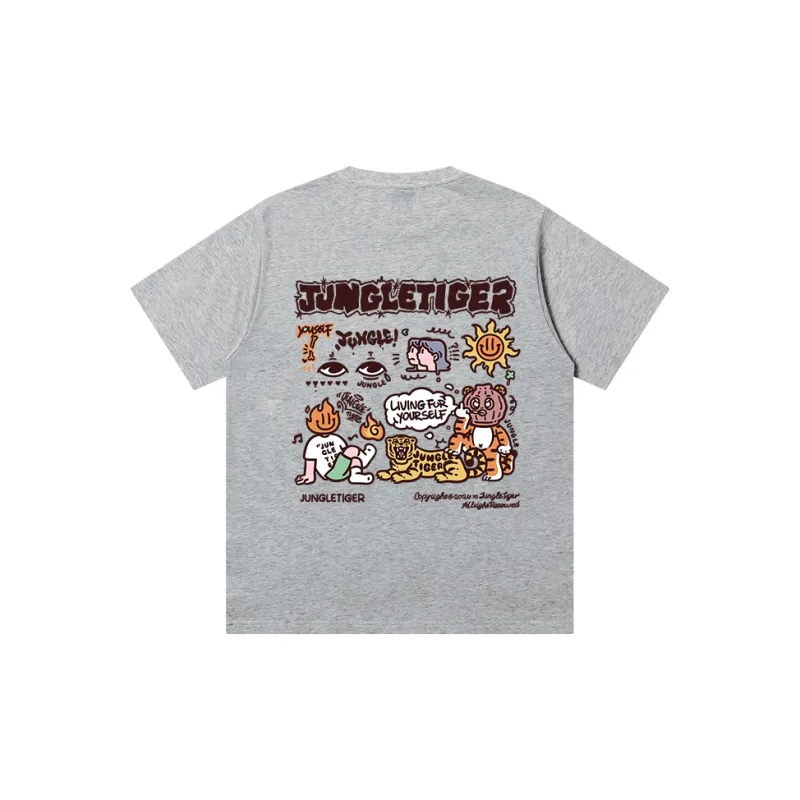 JUNGLE TIGER T Shirts Unisex-10