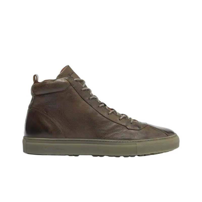 Oliver Sweeney High-Top Skateboard Shoes Men's Green-1