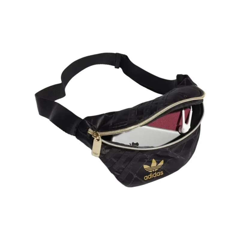 Adidas Originals Polyurethane Crossbody Bag, Shoulder Bag, Fanny Pack Regular Women's Black-4