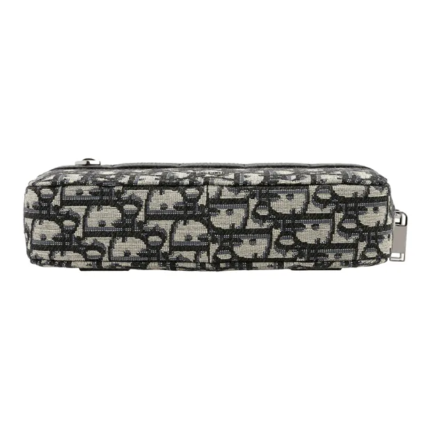DIOR Nylon Fabric Shoulder Bag Crossbody Bag Sling Bag Fanny Pack Regular Unisex Beige & Black-5