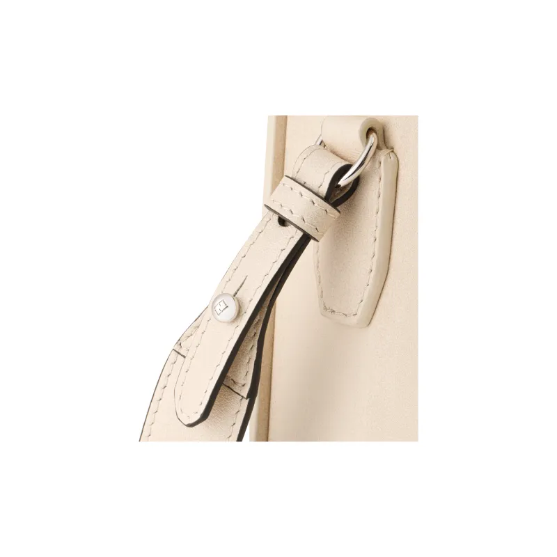 FENDI Calfskin Box Bag Cell Phone Pouch Shoulder Bag Crossbody Bag Unisex White-9