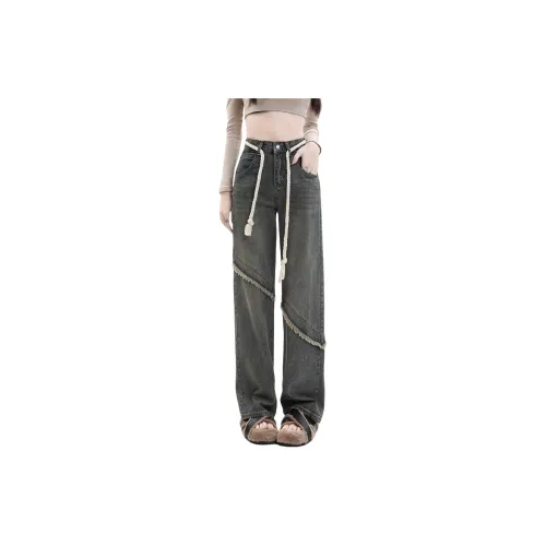 Rose Jeans Women's Distressed Yellow