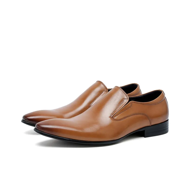 ASTON M.JAZZ Dress Shoes Men Low Top Black/Brown/Burgundy-2