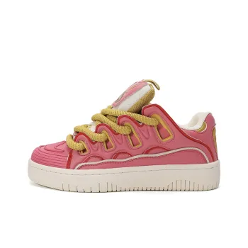 OHJC Slip-Resistant Cushioning Wear-Resistant Lightweight Breathable Low-Top Skateboard Shoes Unisex
