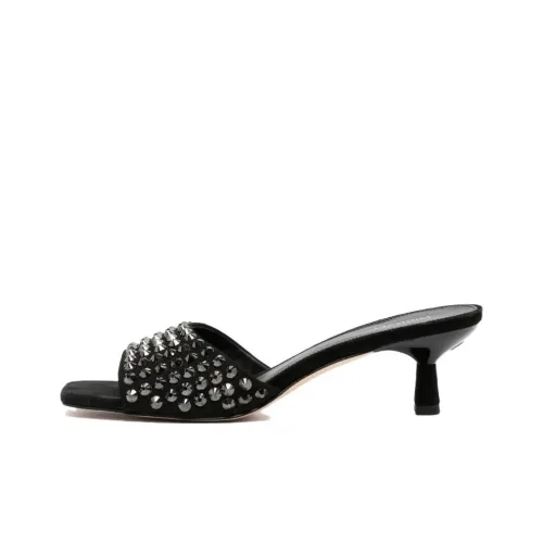 MICHAEL KORS Amal Slide Slippers Women's Black