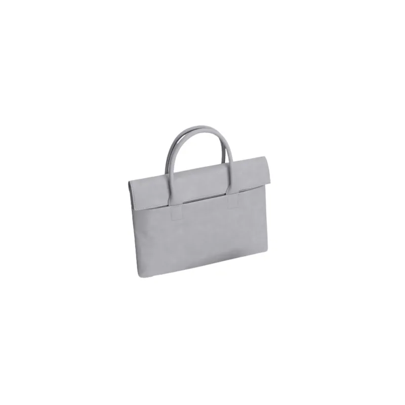 BRINCH Matte PU Fabric Laptop Bag Regular Women's Pink/Beige/Dark Gray/Light Gray/Silver Gray-8