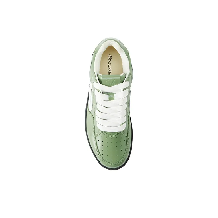 GOOD BAI Low Top Skateboard Shoes Unisex Army Green-3