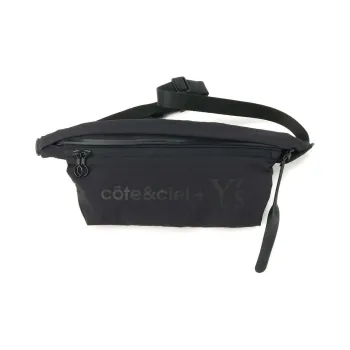 Yohji Yamamoto × Cote & Cie ADDA Collaboration Nylon Fanny Pack Unisex Black