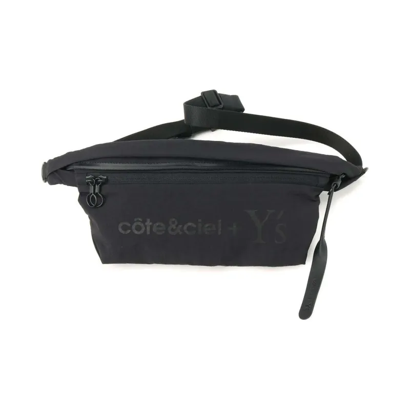 Yohji Yamamoto × Cote & Cie ADDA Collaboration Nylon Fanny Pack Unisex Black-0