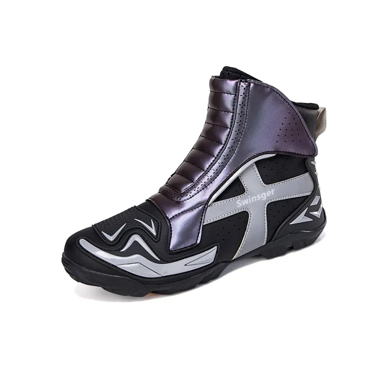 Swinsger Cushioning High Top Cycling Shoes Men's-1