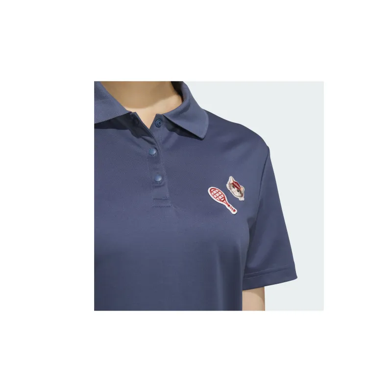 Adidas SS24 Short Sleeved Dresses Women's Ink Blue-6