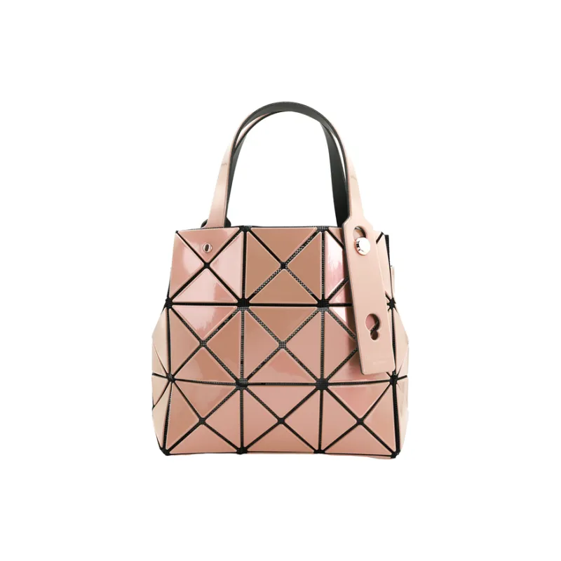 ISSEY MIYAKE Polyvinyl Chloride Resin Handbag Women's Beige-1