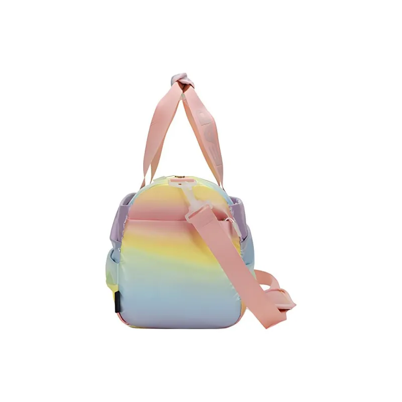 HEAD Nylon Gym Bag Storage Bag Crossbody Bag Travel Bag Large Size Unisex Ecru/Rainbow-4