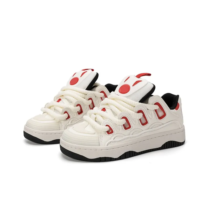 OHJC Slip-Resistant Cushioning Wear-Resistant Lightweight Breathable Low-Top Skateboard Shoes Unisex-9