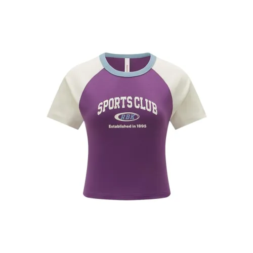 Reebok T-Shirt Women's Purple/White