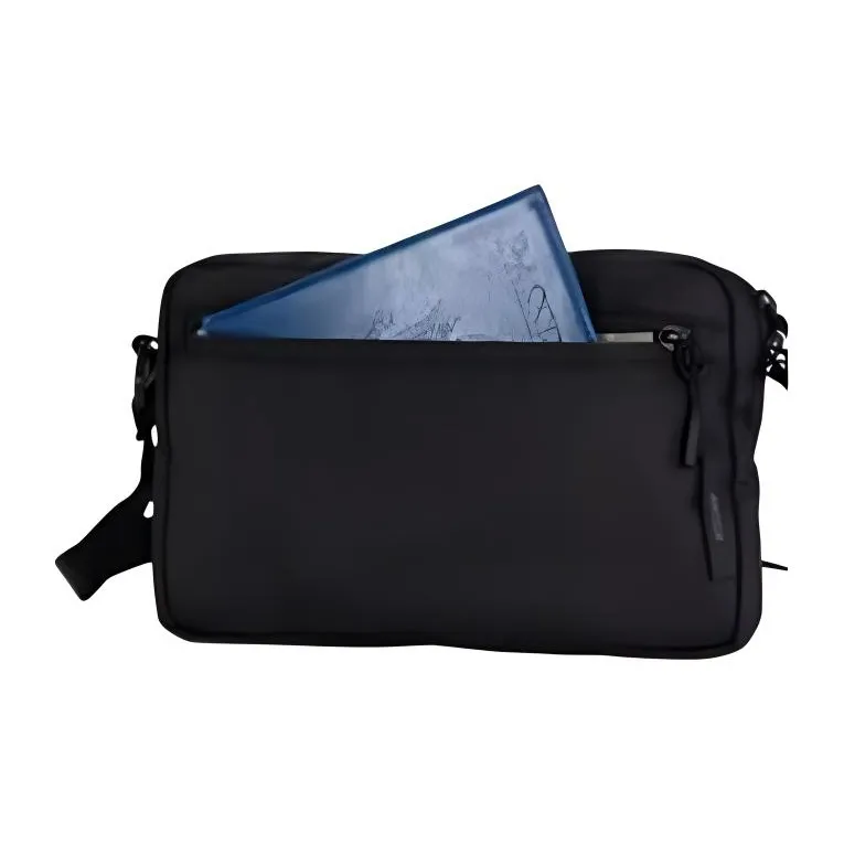 OSPREY Recycled Polyester Blended Nylon Crossbody Bag Shoulder Bag Regular Unisex Black-3