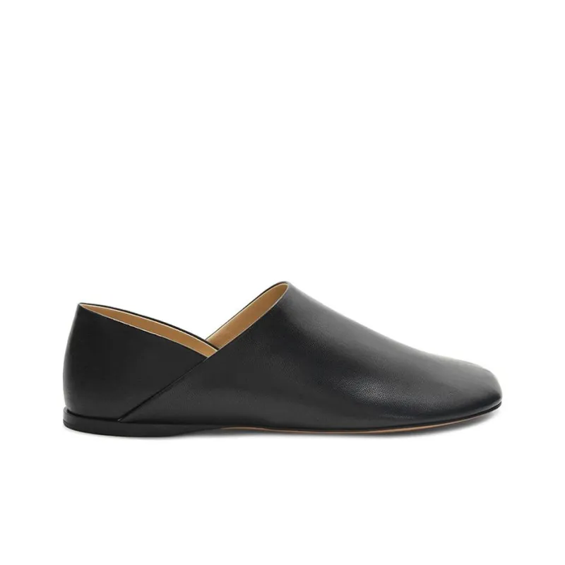 LOEWE Round-toe Ballerina Shoes-1