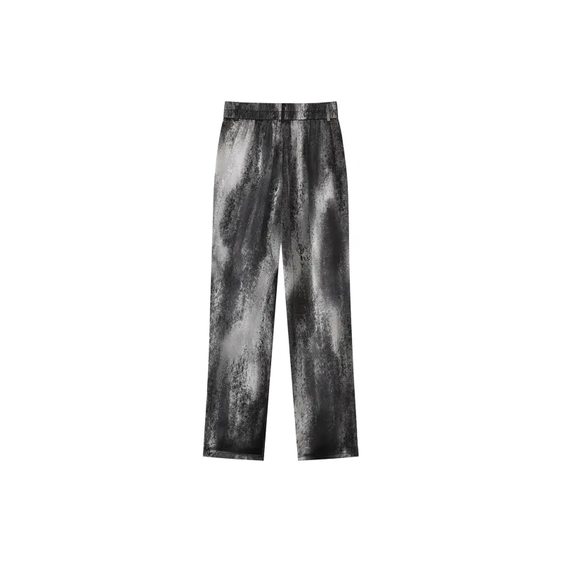 0571 Family Casual Pants Women's Dark Gray-1