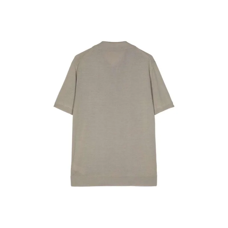 BARENA Merino-wool Polo Shirt-1