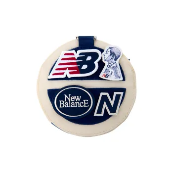 New Balance ANB Collaboration Fabric Shoulder Bag, Crossbody Bag Regular Unisex Ivory White