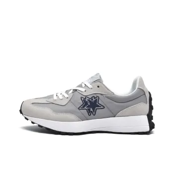 DOUBLE STAR 88 Breathable And Lightweight Low Top Running Shoes Men's Heritage Gray