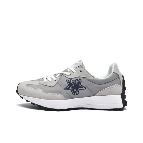 DOUBLE STAR 88 Breathable And Lightweight Low Top Running Shoes Men's Heritage Gray
