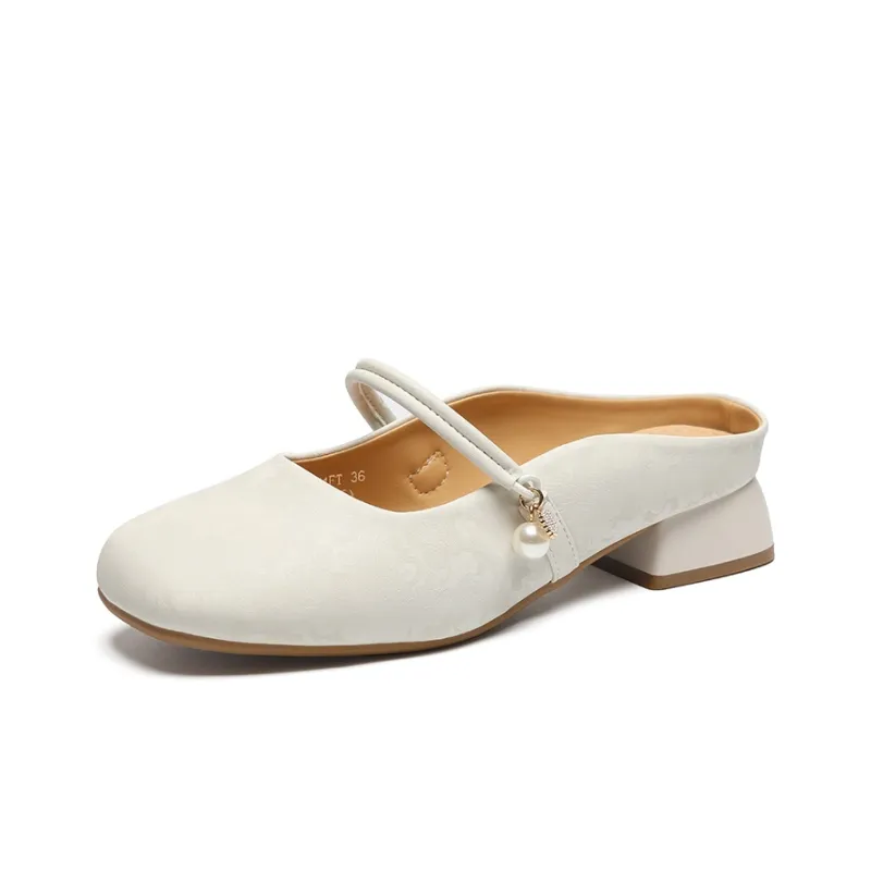ZHR Embroidery Slip Resistant Wrap toe Slippers Women's-1