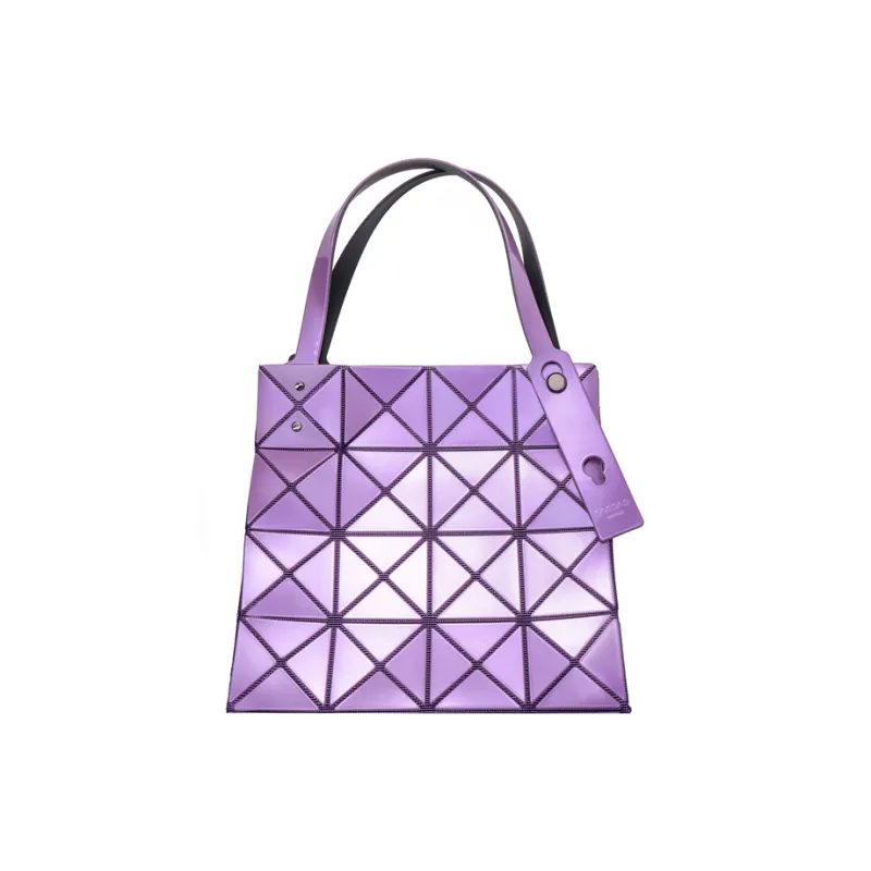 ISSEY MIYAKE CARAT Nylon Tote Bag Shopping Bag Handbag Women's Purple-1