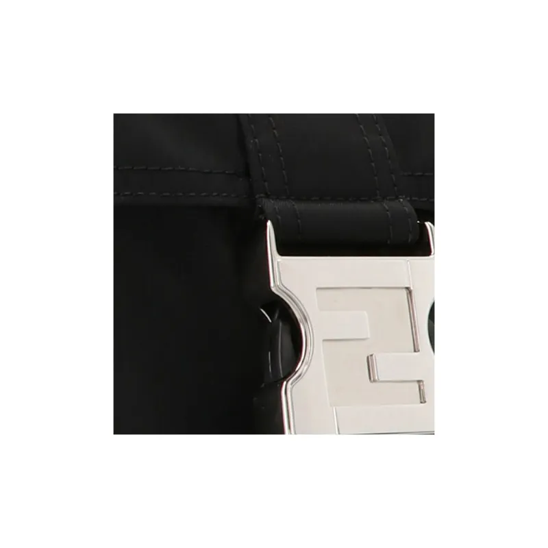 FENDI Nylon Sling Bag Men's Black-4