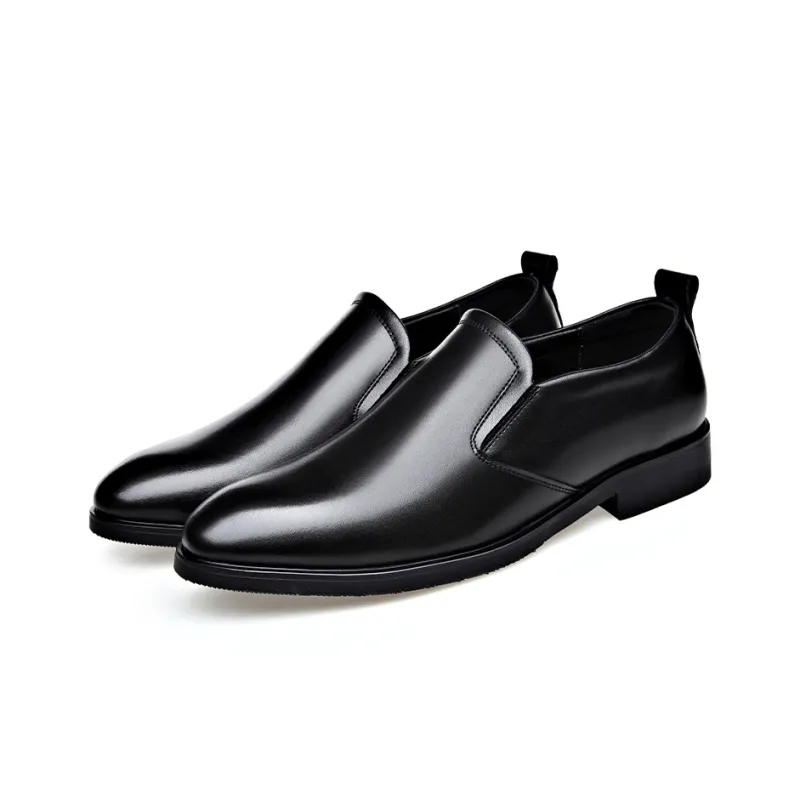 Romon Dress Shoes Men Low Top Black-33
