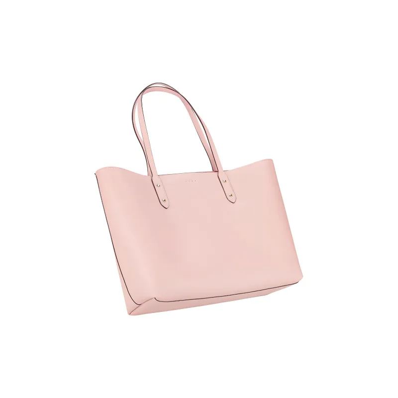 COACH Town Leather Tote Bag, Shopping Bag, Crossbody Bag, Shoulder Bag Women's Cherry Blossom Pink-2