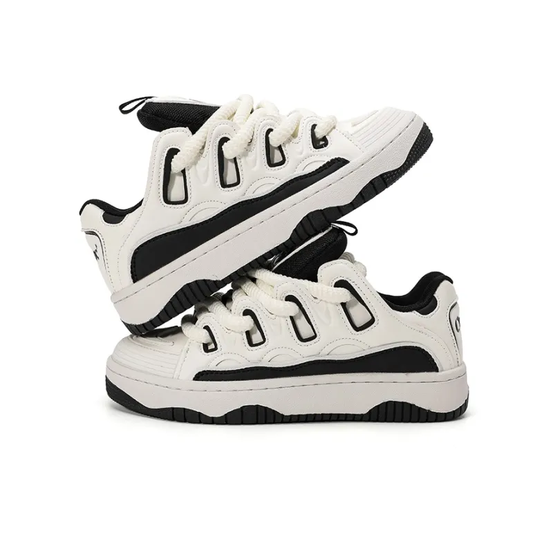 OHJC Slip-Resistant Cushioning Wear-Resistant Lightweight Breathable Low-Top Skateboard Shoes Unisex-19